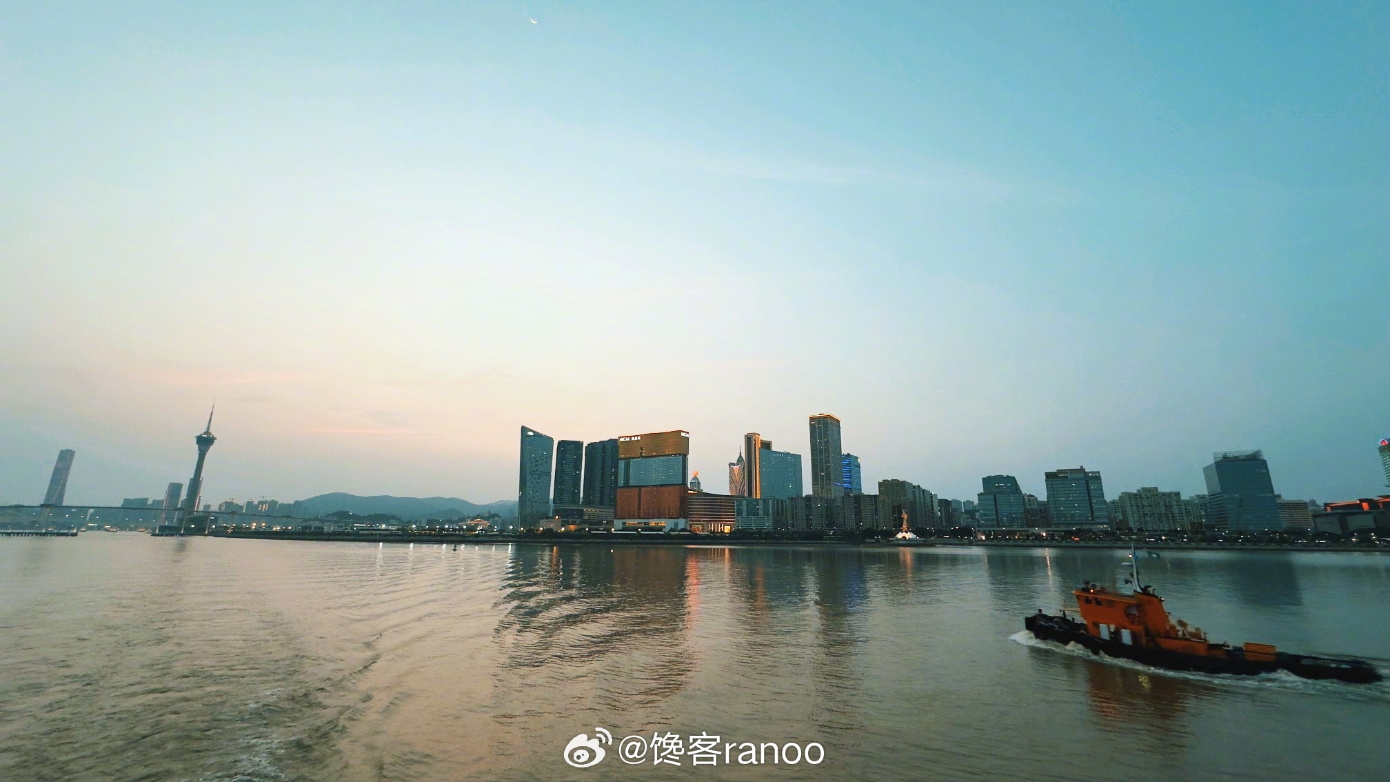 澳门六号码头，海天一色的绝美画卷